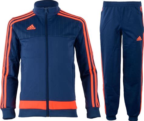 adidas blauw oranje trainingspak|Adidas kinder trainingspak.